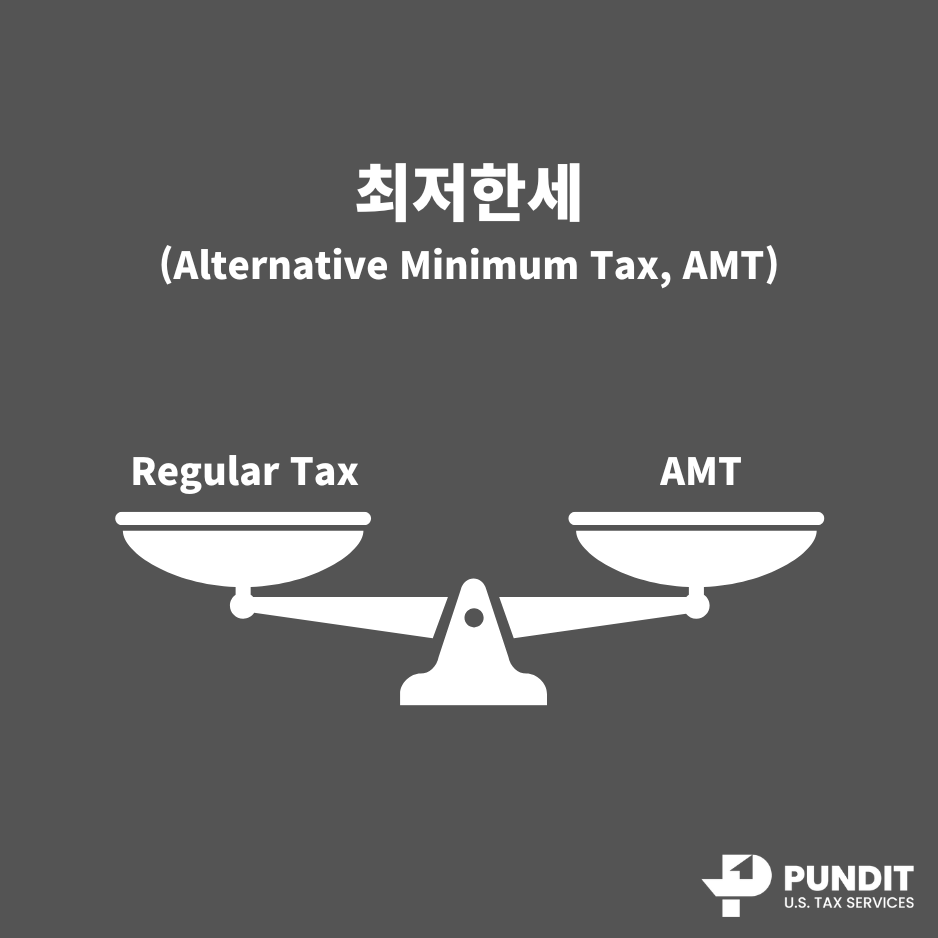 최저한세(Alternative Minimum Tax, AMT)